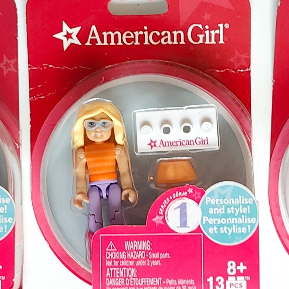 AMERICAN GIRL Series 1 Personalize and Style Figure MEGA BLOCKS BNIP